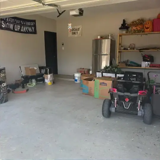 Garage cleanout: after
