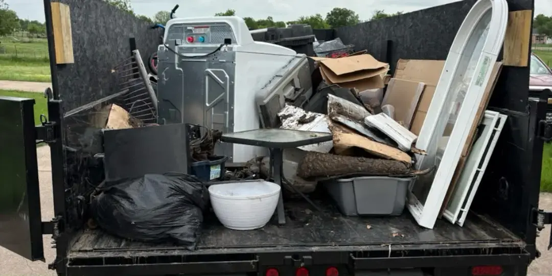 Junk haul-away: before