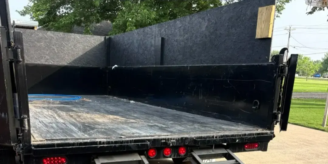Remodel debris haul: after