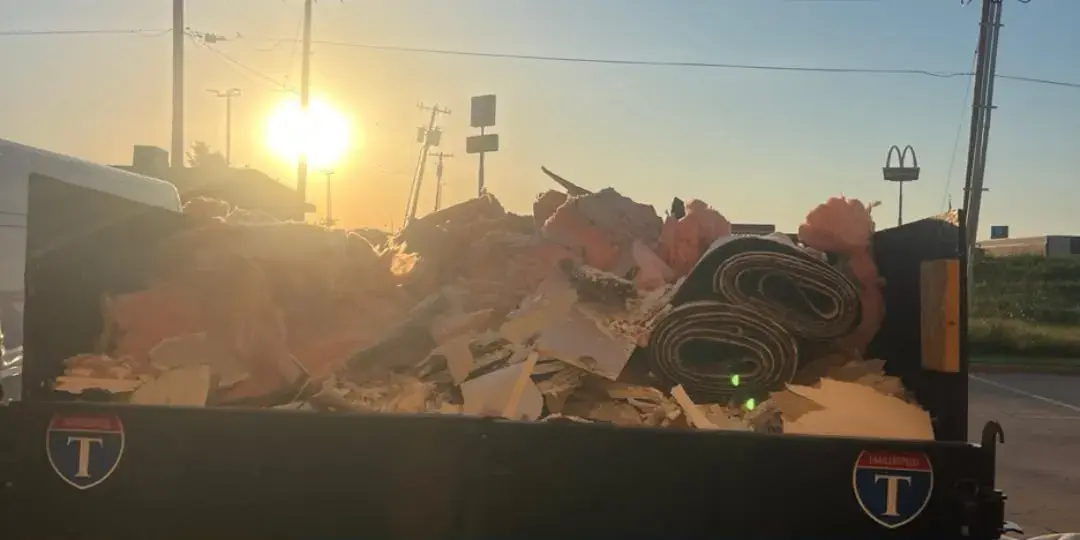 Dump run: before