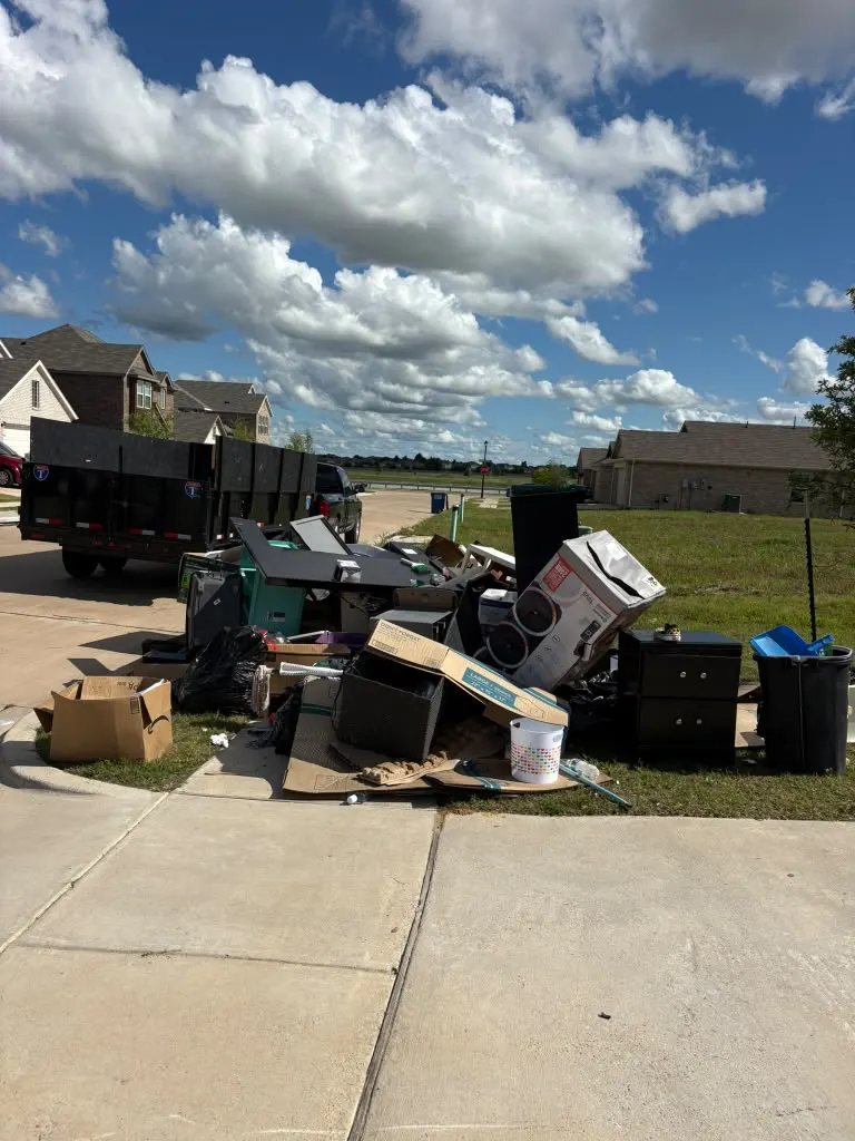Large furniture set out for removal